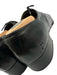 Bally Shoe Size 11M Vintage Black Leather Solid Stacked Heel Dress Men's Shoes Black / 11M
