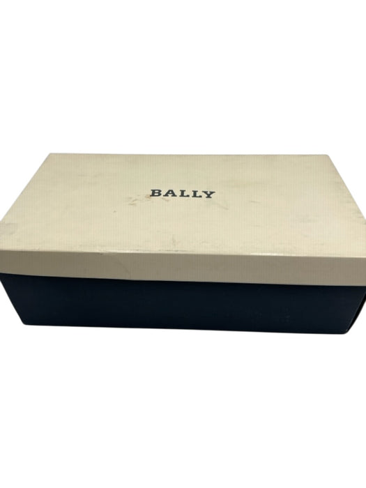 Bally Shoe Size 11M Vintage Black Leather Solid Stacked Heel Dress Men's Shoes Black / 11M
