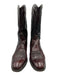 Dan Post Shoe Size 11 Oxblood Leather Solid Cowboy Men's Shoes Oxblood / 11