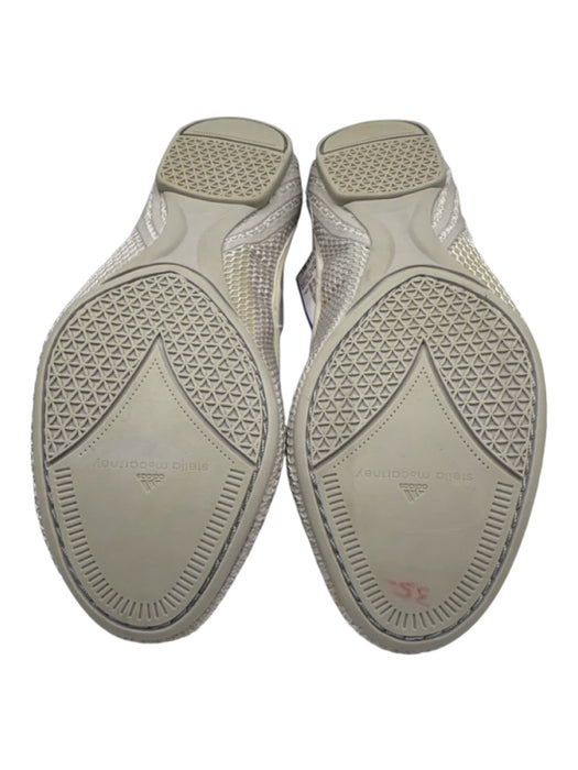 Adidas X Stella McCartney Shoe Size 9 Gray & Coral Textile Mesh Slip On Flats Gray & Coral / 9