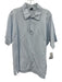 Boss Golf Size L Light blue Cotton Blend Solid Polo Men's Short Sleeve Light blue / L