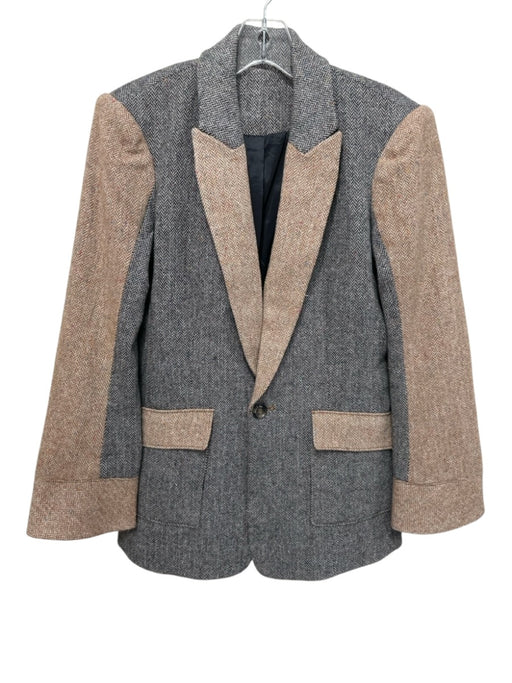 5a7 Cinq a Sept Size XS/S Acrylic, Polyester, Wool Color Block Blazer Jacket XS/S