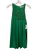3:1 Phillip Lim Size 6 Green Silk Rose detail Sleeveless Dress Green / 6