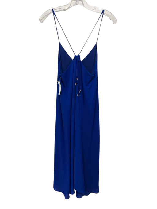 Derek Lam 10 Crosby Size 2 Blue Silk Rope Strap Sleeveless Dress Blue / 2