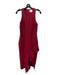 5a7 Cinq a Sept Size 6 Red Polyester Blend Round Neck Sleeveless Sheath Dress Red / 6