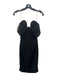 House of CB Size XS Black Polyester Sleeveless Cupped Mesh Detail Bodycon Dress Black / XS