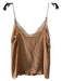 Gucci Size XS Tan Silk Darts Spaghetti Straps Guccissima Cami Top Tan / XS