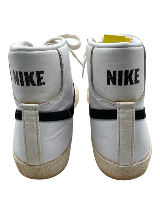 Nike Shoe Size 7 White & Black Leather Upper Suede Detail High Top Sneakers White & Black / 7