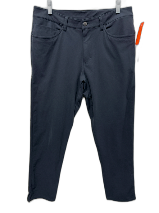 Lululemon Size Est 32 Gray Solid Zip Fly Men's Pants Gray / Est 32