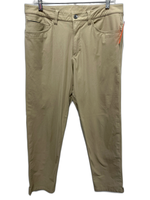 Lululemon Size 32 Tan Solid Zip Fly Men's Pants Tan / 32