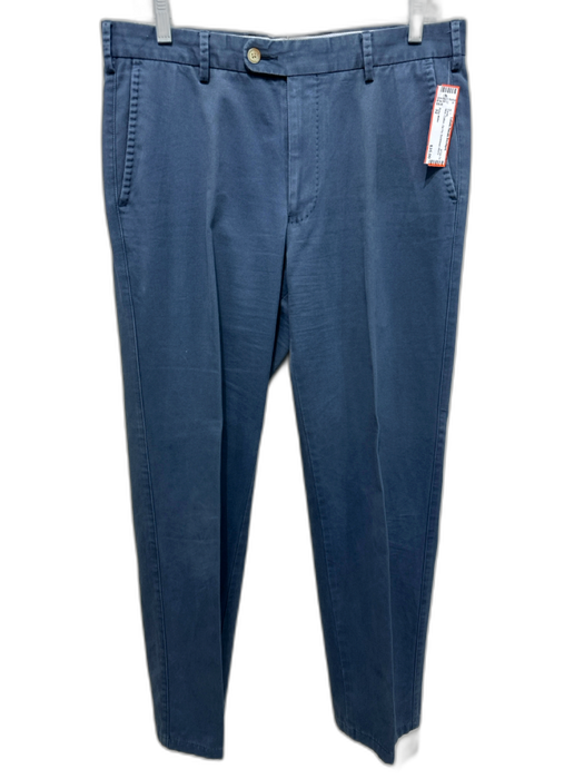 Peter Millar Size 32 Blue Cotton Zip Fly Men's Pants Blue / 32