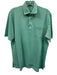 Sid Mashburn Size M Green Cotton Solid Polo Men's Short Sleeve Green / M