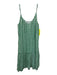 Rails Size XS Green, White, Red Rayon & Linen Plaid Spaghetti Strap Dress Green, White, Red / XS