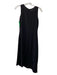 Elie Tahari Size 10 Black Triacetate Blend V Neck Lace Trim Below the Knee Dress Black / 10