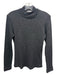 Bergdorf Goodman Size M Dark Gray Wool High Neck Long Sleeve Sweater Dark Gray / M