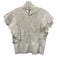 Love The Label Size XS White Cotton Ruffle Cap Sleeve Floral Eyelet Top White / XS