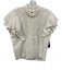 Love The Label Size XS White Cotton Ruffle Cap Sleeve Floral Eyelet Top White / XS