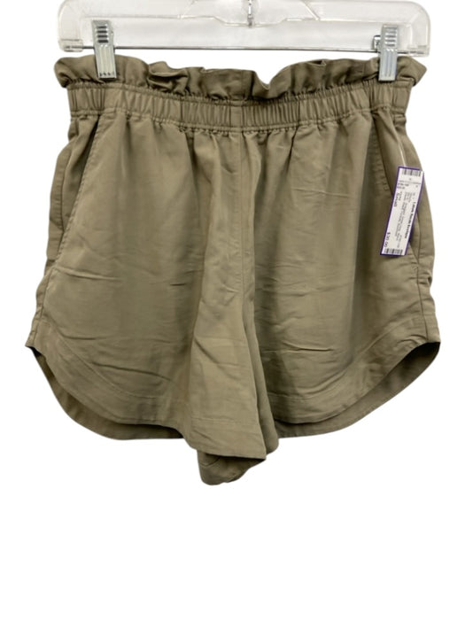Varley Size Small Green Gray Blend Elastic Waist Pockets Shorts Green Gray / Small