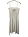 Everyone Loves The Weekend Size Small White Cotton Spaghetti Strap Midi Dress White / Small