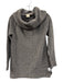 Olivia & Grace Size S Beige & Black Cashmere Waffle Knit Turtleneck Sweater Beige & Black / S