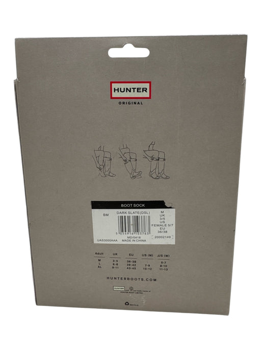 Hunter Shoe Size M Dark Gray Socks Dark Gray / M