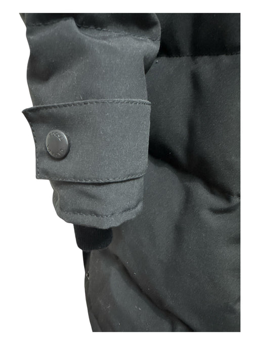 Canada Goose Size XL Black Polyamide Long Sleeve Quilted Button & Zip hood Coat Black / XL