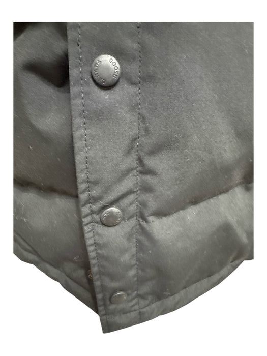 Canada Goose Size XL Black Polyamide Long Sleeve Quilted Button & Zip hood Coat Black / XL