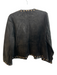 Kate Spade Size 14 Black Goat Suede Suede Stud Trim Front Pockets Jacket Black / 14