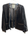 Kate Spade Size 14 Black Goat Suede Suede Stud Trim Front Pockets Jacket Black / 14