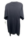 Victoria Victoria Beckham Size M Black Cotton Blend Shirt Dress Scoop Neck Dress Black / M