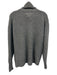 Veronica Beard Size S Dark Gray Wool & Cashmere Long Sleeve Knit Buttons Sweater Dark Gray / S