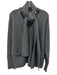 Veronica Beard Size S Dark Gray Wool & Cashmere Long Sleeve Knit Buttons Sweater Dark Gray / S