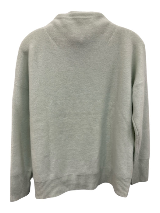 Vince Size S Light Green Cashmere Long Sleeve Mock Neck Sweater Light Green / S