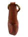 Gucci Orange Pebble Leather Hand & Shoulder Bag Zip Close Bamboo Hobo Bag Orange / M