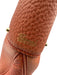 Gucci Orange Pebble Leather Hand & Shoulder Bag Zip Close Bamboo Hobo Bag Orange / M