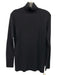 Tory Burch Size Est S Dark Navy Long Sleeve Mock Neck Zip Neck Knit Sweater Dark Navy / Est S