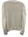 Cinq a Sept Size M White & Cream Cashmere Long Sleeve Knit Fabric Block Top White & Cream / M