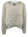 J Crew Size M White Cashmere Long Sleeve Fuzzy Sweater White / M