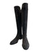 LAVORAZIONE ARTIGIANA Shoe Size 38 Dark Gray Leather Suede Knee High Boots Dark Gray / 38