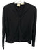 TSE Size M Black Fine Merino Wool Long Sleeve Cardigan Sweater Black / M