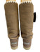 Mou Shoe Size 38 Beige & Cream Suede Knee High Crochet Boots Beige & Cream / 38
