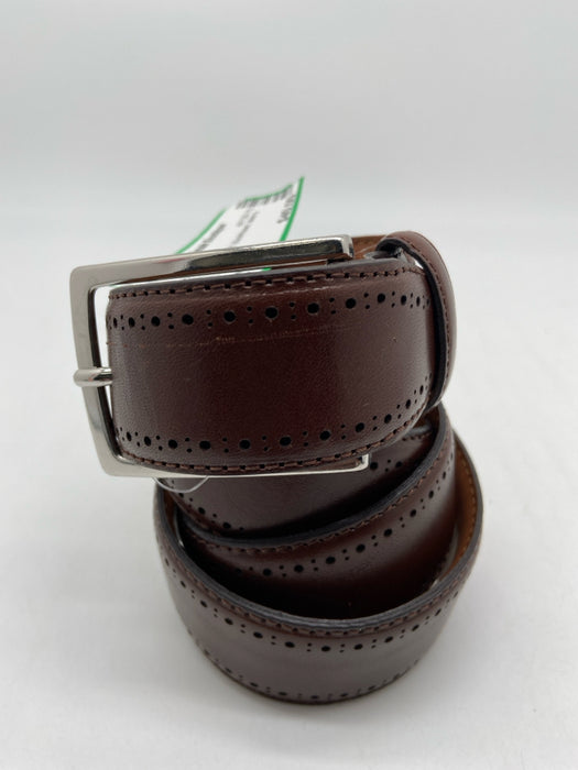 Nordstrom Brown Leather Solid Men's Belt