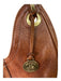 Brahmin Brown Leather Shoulder Bag Gold Hardware Paneled Magnetic Close Bag Brown / L