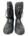 Stuart Weitzman Shoe Size 8 Black Nylon & Rubber round toe Cinch Detail Boots Black / 8