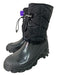 Stuart Weitzman Shoe Size 8 Black Nylon & Rubber round toe Cinch Detail Boots Black / 8