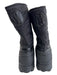 Stuart Weitzman Shoe Size L Black Rubber Quilted Cinch Closure Snow Booties Black / L