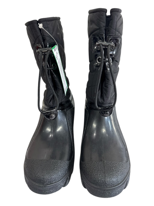 Stuart Weitzman Shoe Size L Black Rubber Quilted Cinch Closure Snow Booties Black / L