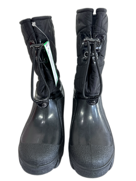 Stuart Weitzman Shoe Size L Black Rubber Quilted Cinch Closure Snow Booties Black / L