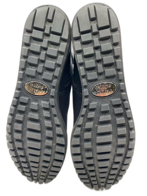 Stuart Weitzman Shoe Size 8 Black Synthetic Knit Faux Shearling Side Zip Booties Black / 8