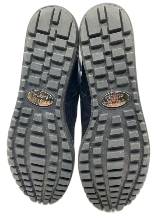 Stuart Weitzman Shoe Size 8 Black Synthetic Knit Faux Shearling Side Zip Booties Black / 8